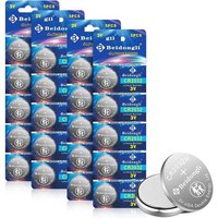 CR2032 Pile Bouton au Lithium 3V CR 2032 Pack de 20¿5 Ans Garantie ¿ (CR2032-20P)