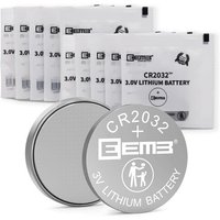 10 Pack CR2032 Batterie 3V Batterie au Lithium Bouton Pile 2032 Batterie ECR2032 DL2032 LM2032 Convient pour TéléCommande, Montre, Calculatrice,