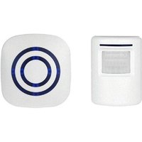 LETNERNY-Capteur Sonnette De Porte, Set Sonnette Radio Portable, Détecteur De Pas Détecteur De Mouvement Radio 300 Mètres Sonnette Magasin Cloche Et