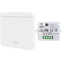 LETNERNY-Mini Commutateur Wifi Sans Fil Récepteur De Télécommande Rf 2500W 10A Avec 1 Interrupteur Mural Sans Fil Contrôle Intelligent Par