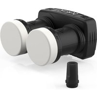 LETNERNY-Lnb Monobloc 6° - Astra 19,2° E + Hotbird 13° 1 Participant & 2 Satellites (Mb6-Qs) Double Lnc Avec D qc Intégré Full Hd, 4K, 8K, 3D