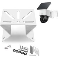 LETNERNY-Witi Support DAngle Mural En Métal Pour Eufy Solocam S340¿Support En Acier Inoxydable,Vue Grand Angle 270°,Support Caméra Ptz,Résistant À La