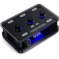 LETNERNY-Câble Optique Audio 1X3 Spdif Toslink Répartiteur Fibre Optique Avec Commutateur De Canal Indépendant, Support 192K/24 Bits Compatible Avec