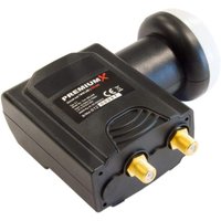 LETNERNY-Premiumx Deluxe Twin Lnb - Convertisseur De Signal Pour 2 Utilisateurs Avec Réception Satellite Numérique En Hd, Uhd Et 4K. Prend En Charge