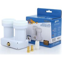 LETNERNY-Gold Line Lnb Monobloc Pour 1 Récepteur Et 2 Satellites ¿ Pour Installation Astra 19,2 Et Hotbird 13 Satellite