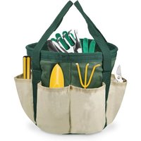 LETNERNY-Sac D'Organisateur D'Outil De Jardin Avec Poches, Sac De Jardin Pour Outils Jardinage D'Outils Jardinage Avec Toile Oxford Imperméable Avec