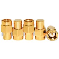 LETNERNY-Tojoin Mil-C-39012 Lot De 5 Connecteurs Sma Mâle/Rf Cc Vers 8 Ghz Coaxiaux Sma Pr De Charge 50 Ohm 0,25 W Vswr ¿ 1,2