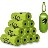 Letnerny-Lot De 540 Sacs Hygiéniques Pour Chiens Biodégradables Avec Distributeur Et Clip Pour Laisse, 27 Rouleaux, Extra Épais, À L'épreuve Des