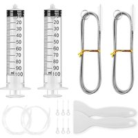 LETNERNY-14 Kit D'Outil De Nettoyage De Réfrigérateur, Outil De Nettoyage De Trou De Vidange De Réfrigérateur, Nettoyage Pour Réfrigérateur, Kit