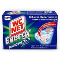 Energy Détartrant, nettoyant anticalcaire en poudre pour WC, mousse autonettoyante, 4 enveloppes x 1 paquet