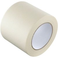 Ruban de masquage-Large-100 mm x 50 m-Pour la protection des surfaces lors de travaux de décoration/peinture-Adhésif sans solvant-1 rouleau