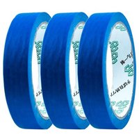 Lot de 3 rouleaux de ruban de masquage bleu inscriptible pour peintres et décorateurs-Ruban de masquage à faible adhérence pour travaux de
