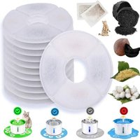 Filtres De Fontaine À Eau Pour Chat Avec 5 Couches De Purificateur En 5 Étapes Et Ion De Charbon Actif Dans Des Sacs Étanches, Taille 126 Mm X 35 Mm,