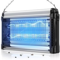 Lampe Anti Moustique, 2500V 20W Uv Tueur Lampe Anti Insectes Volants, Destructeur D'Insectes, Anti Moustiques Intérieur Avec Câble Piège, Piège À