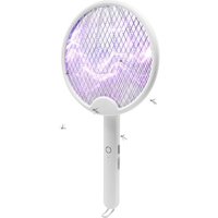 Fsaklaskdy Anti Moustique, Raquette Electrique Insectes, Tue Mouche Electrique Pliable, Tapette Portable, Double Interrupteur Pour Moustiques,
