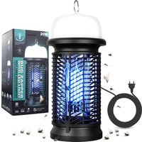 Lampe Anti Moustique Uv Anti Insectes 20W Avec Lumière Led 9W, Attrape-Mouche 4500V, Mosquito Repellent Avec Câble De 1,5 M, Électrique Anti