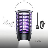 Lampe Anti Moustique Avec Led, Lampe Anti Mouche 2000V 8W Tueur Moustique Électrique Anti Insectes Répulsif Efficace, Efficace Portée 61-80M² Pour