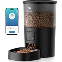 Distributeur Croquettes Chat Automatique, Compatible Wifi 5g Et 2.4g, Contrôle App, Jusqu`À 10 Repas Par Jour, Pour Nourriture Sèche, Le Choix