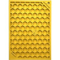 Honeycomb Emat U2013 Tapis À Lécher Durable Fabriqué Aux États-Unis À Partir De Caoutchouc Non Toxique, Sans Danger Pour Les Animaux De Compagnie,
