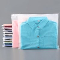Sac de Rangement pour Vetement,100 Pièces 40 * 35cm Sac Plastique Transparent Dépoli,Pochette Hermétique Vetement,Pochette Rangement Voyage pour