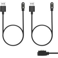 2 Pièces Magnétique Chargeur Montre Connectée 2 Pins 2,84mm,Câble de Charge Montre Compatible avec ID205L/ID205U/ID205S/ID216/Umidigi
