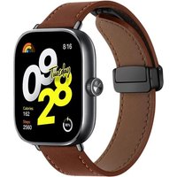 Pu Cuir Bracelet Pour Xiaomi Redmi Watch 5/Xiaomi Redmi Watch 4,Souple Bande Réglable Magnétique Bracelet Remplacement Pour Xiaomi Smart Band 9
