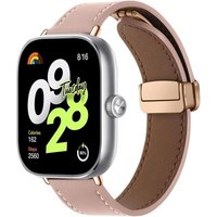 Pu Cuir Bracelet Pour Xiaomi Redmi Watch 5/Xiaomi Redmi Watch 4,Souple Bande Réglable Magnétique Bracelet Remplacement Pour Xiaomi Smart Band 9