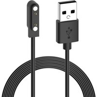 Smartwatch Chargeur,Câble USB magnétique 2-Pin,pas de contact magnétique de 7,62 mm,câble de charge pour chargeurs de smartwatch