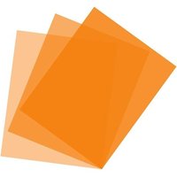 Feuille de gel de couleur orange 40 x 50 cm, CTO complet, 1/2 CTO, 1/4 CTO pour éclairage photographique, lampe de poche, lumière LED