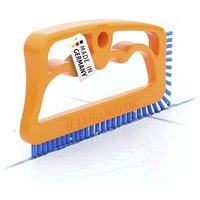 Brosse pour Joints de carrelage Orange/Bleu ¿ Brosse innovante pour Joints de Nettoyage des Joints dans la Salle de Bain, la Cuisine et la Maison ¿