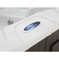 Spa LED "Haïti" 4 places - Enceintes bluetooth intégrées - Blanc
