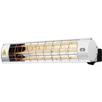 Chauffage de terrasse infrarouge - 2000W - Argenté