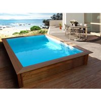 Piscine bois rectangle " Toledo "- 3.00 x 2.00 x 0.71 m