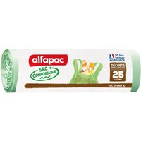10 Sacs 25L Compostables À Poignées - Fabriqués En France - 100% Compostable