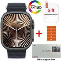 Nouveau Hk11 Ultra 3 Smartwatch 2025 49mm Amoled 4g Rom Ai Chat Robot Bluetooth Réseau Appel Horloge Nfc Boussole Montre Intelligente Hommes Femmes