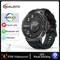 2025 New1.85 Pouces Hd Bluetooth Appel Montre Intelligente Hommes Sport Fitness Tracker Moniteur Cardiaque 710mah Smartwatch Pour Android Ios
