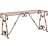 Base Table En Fer Solide L150xpr60xh74 Cm