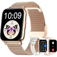 1.85"" Smartwatch Montre De Sport Pour Femmes, Appel Bluetooth Et Assistant Vocal Pour Android Iphone, Pression Artérielle/Spo2/Moniteur De Sommeil,
