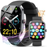 Montre Intelligente Pour Homme Et Femme, 1,91"" Avec Appels Bluetooth Et Notification Whatsapp, Ip68, Bracelet D'activité Avec 100 Modes Sportifs,