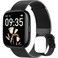 Montre Connectée Femme Homme Non App Non Connectée, 1,83"" Podometre Smartwatch Avec Cardiofrequencemetre, Suivi Du Sommeil, Étanche Ip68, Sangles En