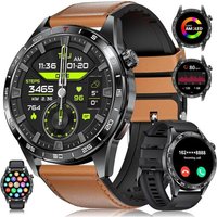 2025 Montre Connectée Homme Avec Appel Bluetooth,1.43'' Amoled Écran,110+ Modes Sport,Ip68 Étanche Montre Fitness Avec Fréquence