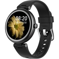 Lynn Montre Connectée Femme Ronde Petite 1,09 Pouce Elegante Montre Sport Cardio Podometre Marche Saturation Oxygène Montre Intelligente
