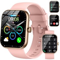 Montre Connectée Homme Femme, 1.96""Hd Smartwatch Avec Appel Bluetooth, 110+ Modes Sportifs Montre Connectee Tendance,