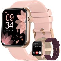 Smart Watches For Women, Fitness Tracker For Android And Iphone, Sleep/Blood Oxygen/Heart Rate Monitor, Bluetooth Calls/Sms/App Notifications, Sport