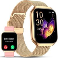Montre Connectée Femme, 1.91"" Hd Smartwatch Fonction Féminine Avec Appel Bluetooth 5.4, 120+ Modes Sportifs, 200+ Cadrans Personnalisés, 24h