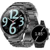 Montre Connectée Hommes,Téléphone Led Poche Batterie 750 Mah, 120 Modes Sportifs Montre De Fitness Avec Fréquence Cardiaque, Spo2, Moniteur De