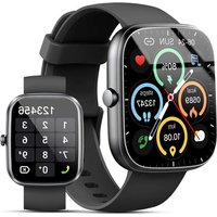 Montre Connectée Homme Femme, 1.91"" Hd Smartwatch Avec Appel Bluetooth, 110+Sportifs Montre, Montre Podomètre, Sommeil/Fréquence Cardiaque/Spo2,