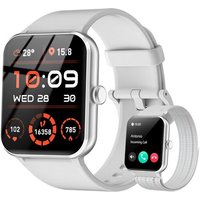 Montre Connectée Homme Appel Bluetooth, Écran 1.85 Inches, Moniteur Cardiofréquence/Spo2, Analyse Sommeil, 100 Modes De Sport, Compatible Avec