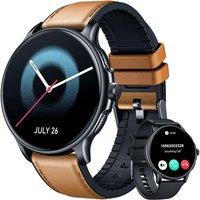 Montre Connectée Homme Smartwatch Sport: 1.43" Amoled Hd Ronde Smart Watch Appel Bluetooth Etanche Ip68 Avec Moniteur De Sommeil Spo2 Fréquence