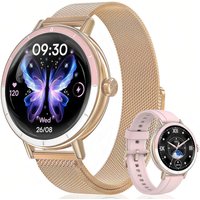 Montre Connectée Femme Avec Appel, 1.27"" Hd Smartwatch Ip68 Avec Fonction Féminine/120+ Modes